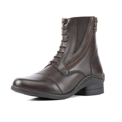 Moretta Womens/Ladies Alessia Grain Leather Paddock Boots Brown (4 UK)