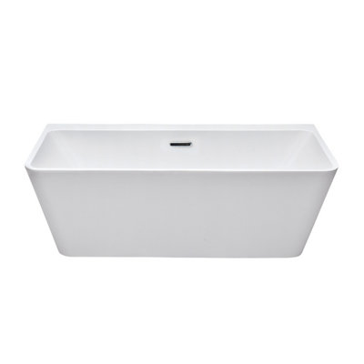 Morgan White Freestanding Acrylic Bath (L)1500mm (W)750mm