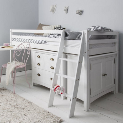 Moro Cabinet Underbed Storage Unit in Classic White