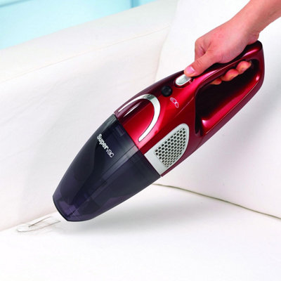 Morphy Richards 2-in-1 SuperVac 35 Cordless Vacuum Cleaner - Upright - Red