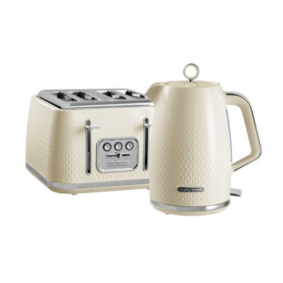 Morphy richards kettle 2025 and toaster cream