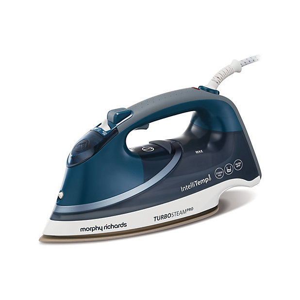 Morphy Richards Morphy Richards Steam Iron 303131 Turbosteam Pro with IntellitempBlue & Grey 