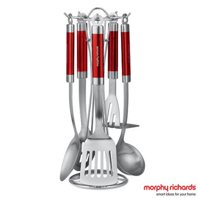 Morphy richards best sale kitchen set red