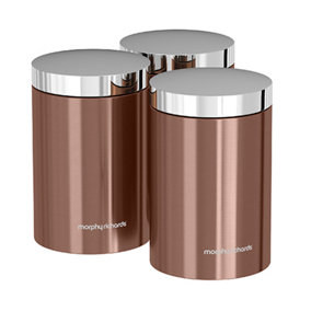 Morphy Richards 974058 - Set of 3 Storage Canisters