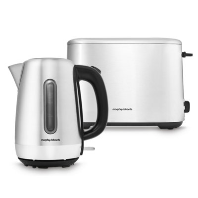 Morphy Richards Equip SS Kettle Toaster Set