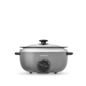 Morphy Richards Sear & Stew Oval 6.5L Slow Cooker