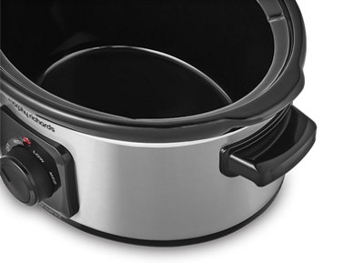 Mijoteuse Morphy Richards Sear & Stew 3.5L - Acier Inoxydable, Cuisson Lente, 3 Réglages, Lavable Lave-Vaisselle