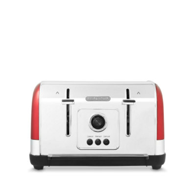 Morphy richards 4 slice hotsell toaster red