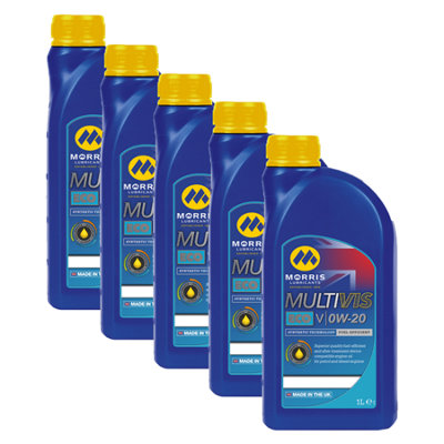 MORRIS 0W-20 Fully Synthetic Engine Oil MB 229.71, Ford WSS-M2C947-B1 5x1L