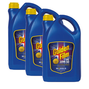 MORRIS 20W50 Mineral Classic Motor Engine Oil API CC/SF MIL-L-2104B 3x5L