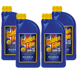 MORRIS 20W50 Mineral Classic Motor Engine Oil API CC/SF MIL-L-2104B 4x1L