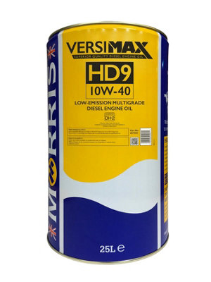 MORRIS 25L 10w40 Fully Synthetic Heavy Duty Engine Oil ACEA E6/E9 Volvo ...