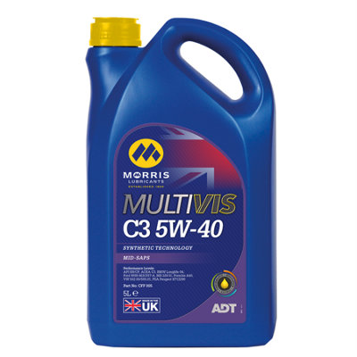 MORRIS 5W40 Fully Synthetic Engine Oil ACEA C3 Longlife-04 5L