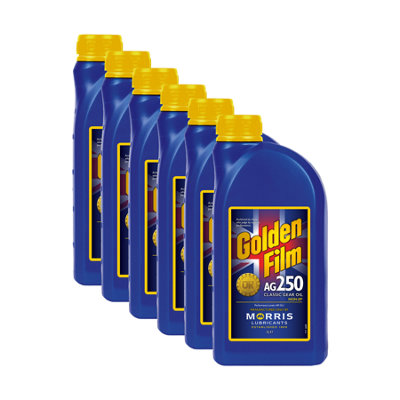 Morris AG250 Classic Gear Oil 6x1L Mineral Manual Gearbox Fluid API GL1