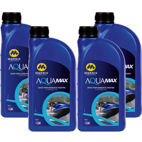 MORRIS Aqua Max 2 High Performance Marine 2 Stroke Engine Oil TC-W3, R-94102B 4x1L