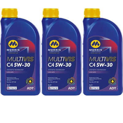 MORRIS C4 Fully Synthetic Engine Oil 5W-30 MB 226.51 Renault RN0720 3x1L