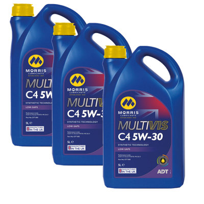 MORRIS C4 Fully Synthetic Engine Oil 5W-30 MB 226.51 Renault RN0720 3x5L
