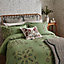 Morris & Co Brophy Embroidery Duvet Cover King Size Green