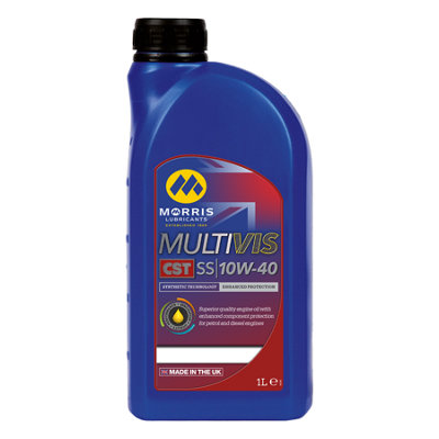MORRIS CST 10w 40 Semi-Synthetic Engine Oil 10W-40 API SN/CF ACEA A3/B4 1L