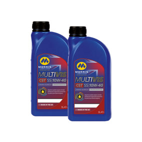 MORRIS CST 10w 40 Semi-Synthetic Engine Oil 10W-40 API SN/CF ACEA A3/B4 2x1L