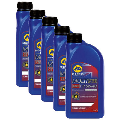 MORRIS CST 5w40 Fully Synthetic Engine Oil ACEA A3 / B4 PSA B71 2300 5x1L