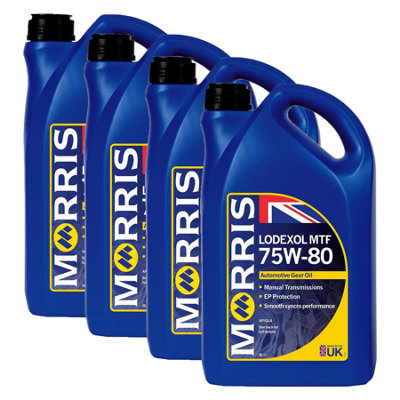 MORRIS MTF 75W-80 Manual Transmission Fluid Miniral Gear Oil API GL4 4x5L