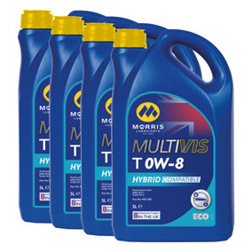 Morris Multivis ECO T 0W-8 Fully Synthetic Engine Oil ILSAC GF-5 API SN 4x5L