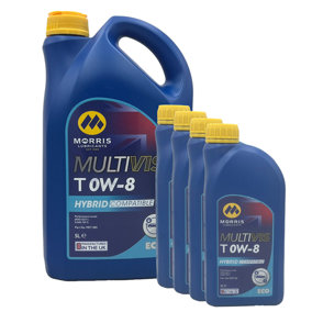Morris Multivis ECO T 0W-8 Fully Synthetic Engine Oil ILSAC GF-5 API SN 9L