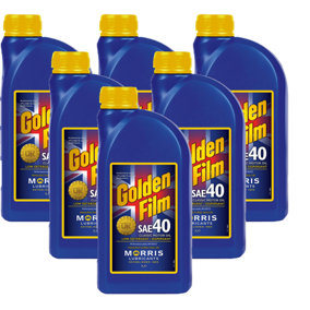 MORRIS  SAE 40 Classic Motor Oil  Low Detergent / Dispersant Lubricant 6x1L