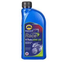 MORRIS V-Twin 20W-50 Racing Mineral Engine Oil for Harley Davidson JASO MA 1L