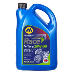 MORRIS V-Twin 20W-50 Racing Mineral Engine Oil for Harley Davidson JASO MA 4L