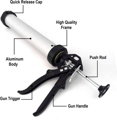 Electric Mortar Gun For Mortar Grout, 950W For Pointing Patio Bricks Cement Applicator Grouting Tool For Repair Of Crack Leaks In Concrete, Can