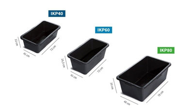Mortar Mixing Container, Building, Construction/Plastering Tub, Strong 40L