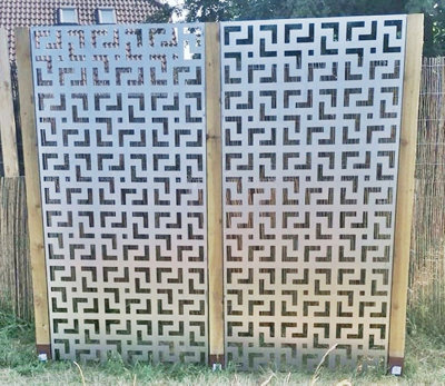 Mosaic Decorative Screen Wall Art  1.8m tall - 3