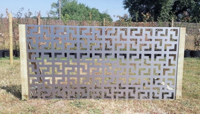 Mosaic Decorative Screen Wall Art  1.8m tall - 4