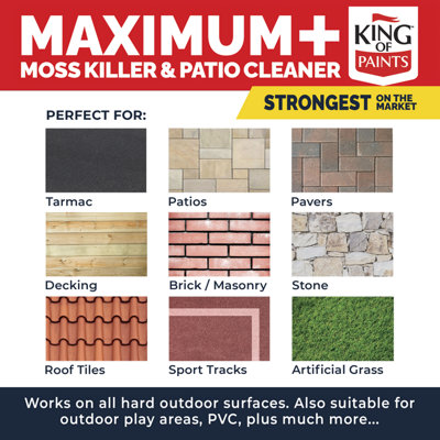 Moss Killer Brick Maximum Concentrate Strongest on the Market