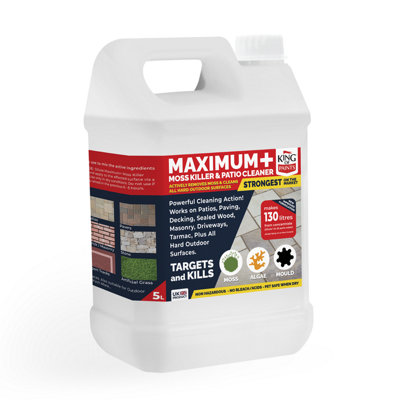 Moss Killer for Driveways Concentrate Strongest on the Market DIY at B&Q