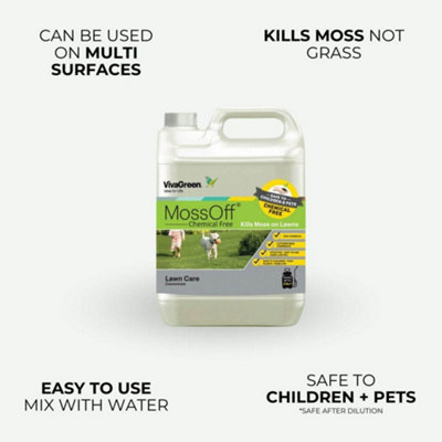 Moss-Off Lawncare Chemical Free Moss Killer