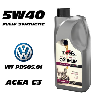 Motek Optimum 5W40 PD Fully Synthetic Engine Oil 1 Litre