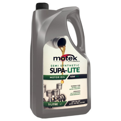 Motek Supa-Lite 10w40 Semi Synthetic 5 Litre Engine Oil