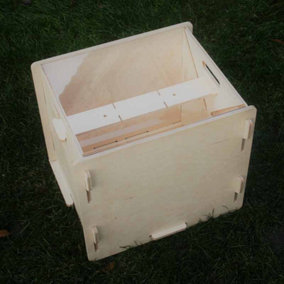 Moth Trap Without Light Excl. Rain Guard - Plywood/Polycarbonate/Acrylic Sheet - L41 x W44 x H41 cm