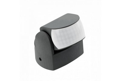 Motion Sensor Outdoor PIR Infrared Black 360 Degree Manual Override IP65 Black
