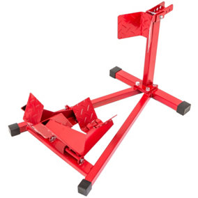 Motorbike stand - Tyre widths up to 17 inches - red