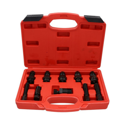 Motorcycle Bike Flywheel Puller Remover Installer Set 10pc 15 Sizes M14 - M28