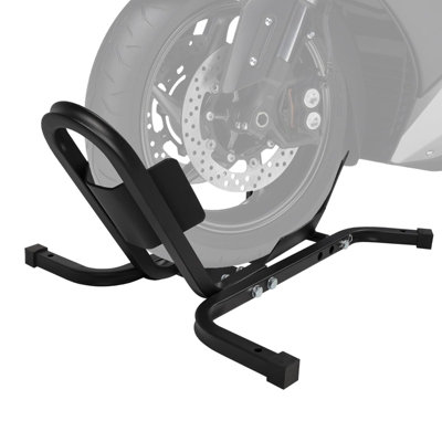 Motorcycle Front Tire Chock, High-Grade Steel Trailer Stand