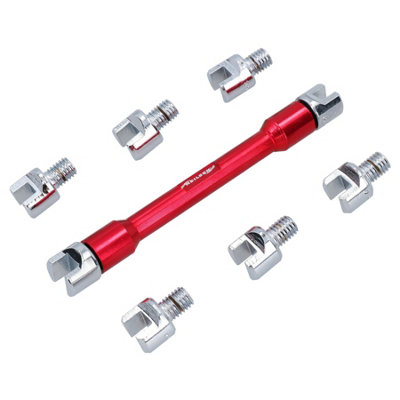 Motorcycle Spoke Wrench Key For Tension Buckled Wheels 5.4mm - 6.8mm 9pc