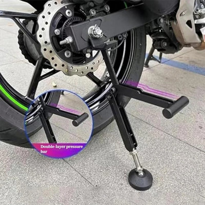Motorcycle Wheel Support Stand Front Rear Wheel Lift Stand