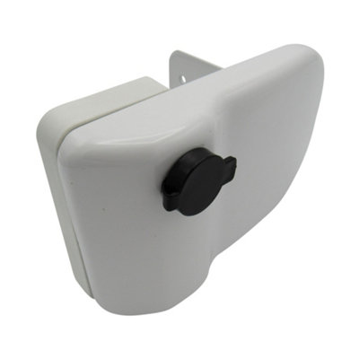 Motorhome Door Frame Lock (Security Safe Plate Entrance Caravan White)
