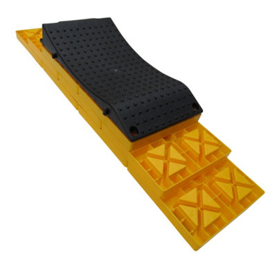 Motorhome Levelling Blocks 9pc (Ramps Outdoor Caravan Heavy Duty Camper Tyre Saver & Storage Bag)