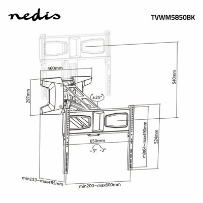 Motorised TV Wall Mount Bracket for 37-70